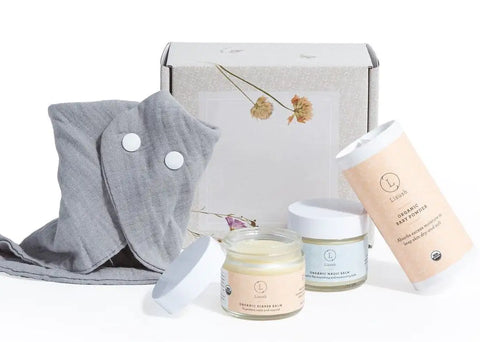 Coffret cadeau de naissance bio - bienvenue au petit dernier !