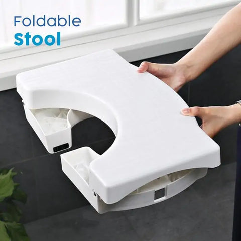 Tabouret de toilette pliable ultime pour la salle de bain