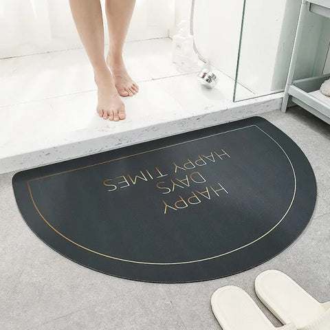 Tapis de salle de bain à séchage rapide