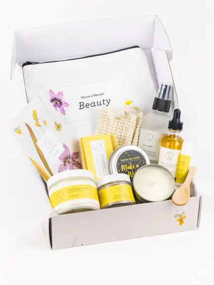 Wholesale Care Package - Coffret cadeau naturel pour le bain et le corps - 9 produits