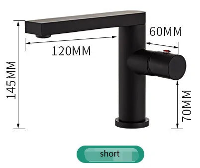 Robinet de lavabo à une poignée pour salle de bains